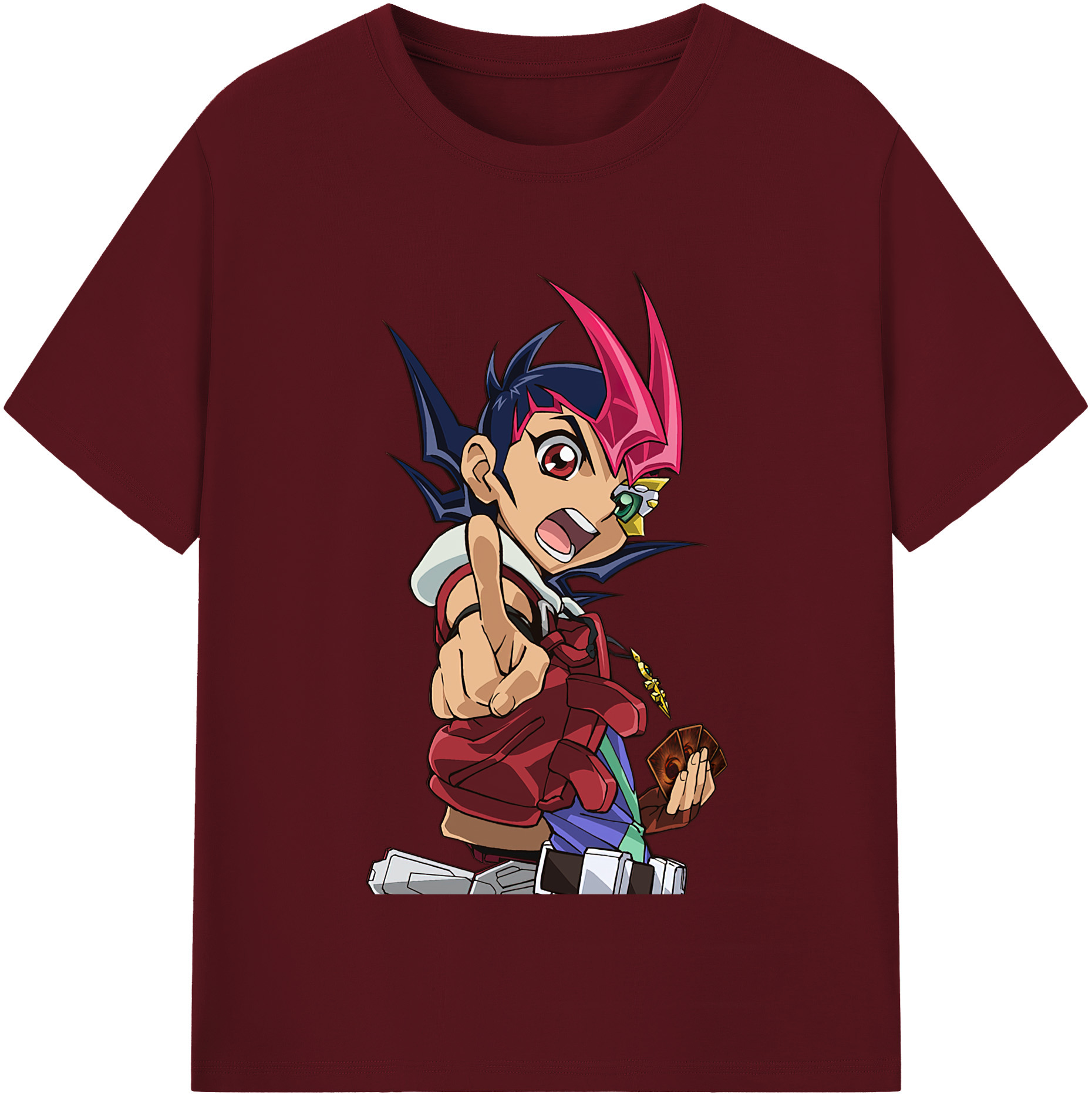 （画像用） 遊☆戯☆王 Yu-Gi-Oh! 綿100％半袖Tシャツ（フロントプリント）